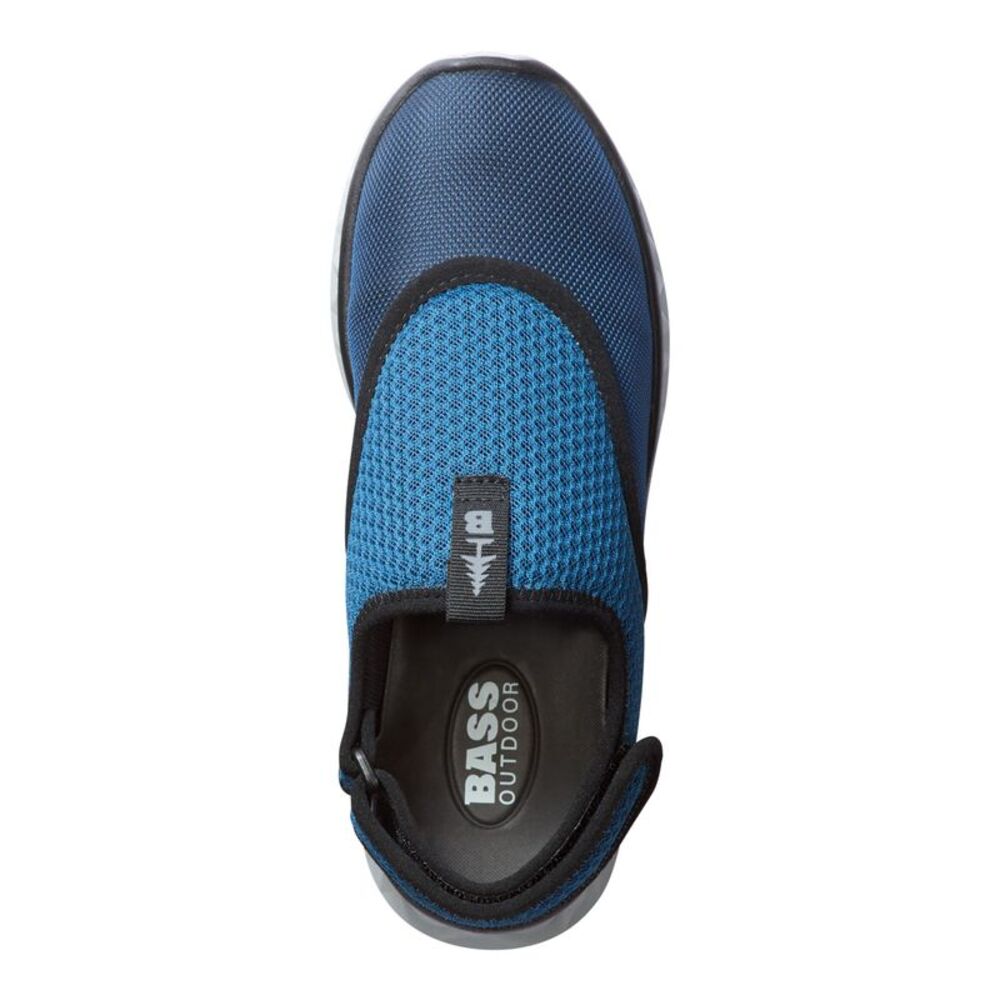 BASS OUTDOOR Womens Blue Removable Insole Hex Round Toe Slip On Sneakers 8 M - Picture 3 of 4